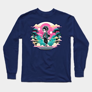 Anime Samurai Long Sleeve T-Shirt